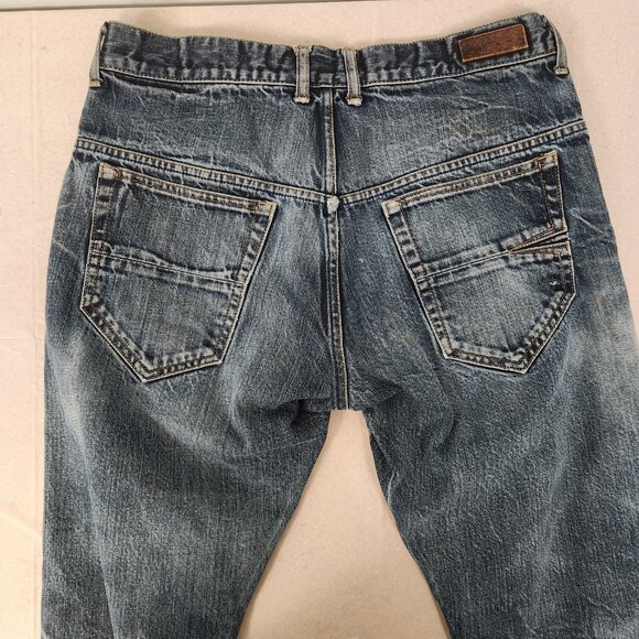 Snake & Dagger Japan 3D‎ Artist Rock Viper Selvedge Denim Jeans 33x34 Distressed - Picture 14 of 16